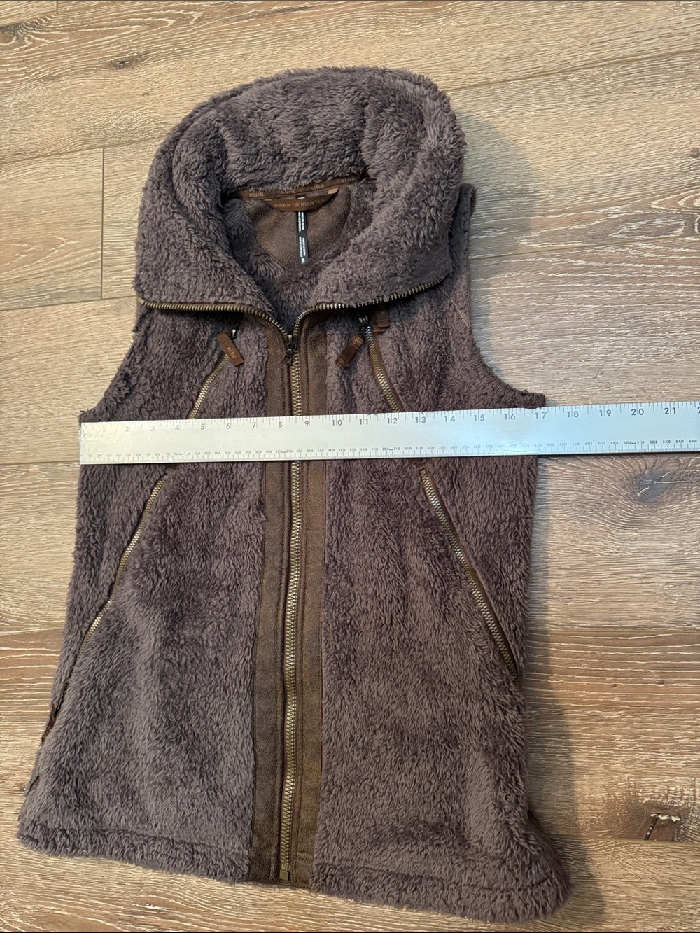 Kuhl Plush Fleece Vest — Brown Small - Picture 6 of 12